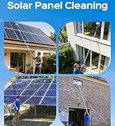 Solar panel brush