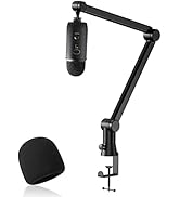 Blue Yeti Microphone Arm - Premium Boom Arm for Blue Yeti, Heavy Duty Blue Yeti Mic Arm and Cable...