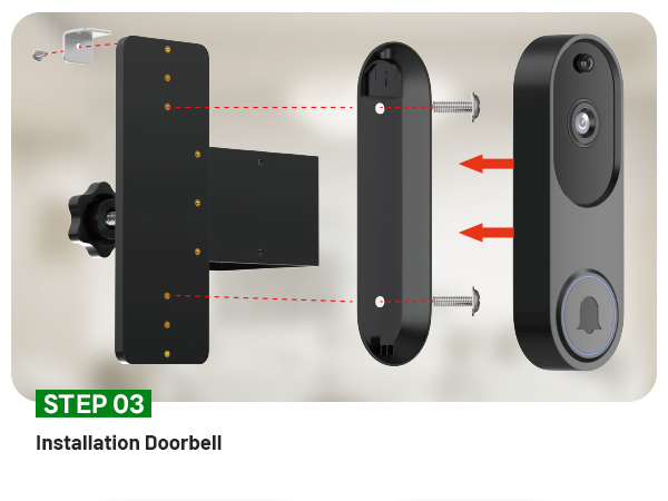 orbitell anti theft doorbell mount doorbell camera mount video doorbells holder mounting bracket