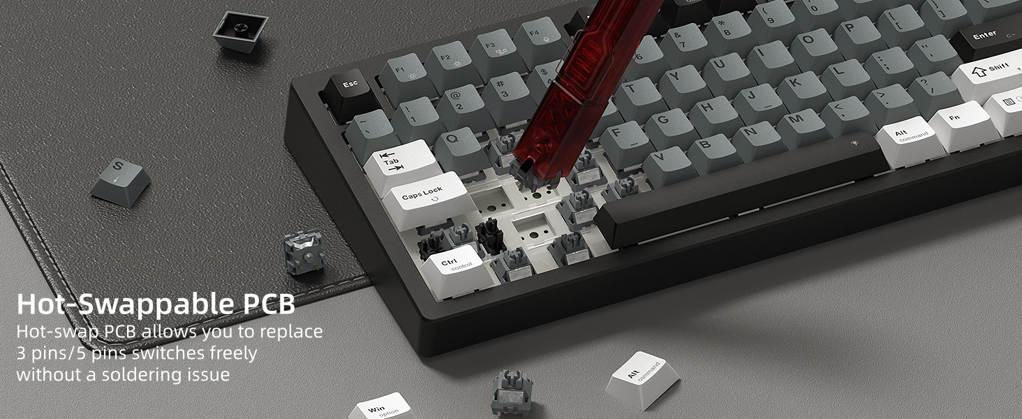 75% Keyboard Custom Keyboard Hot-Swappable Keyboard Mechanical Gaming Keyboard