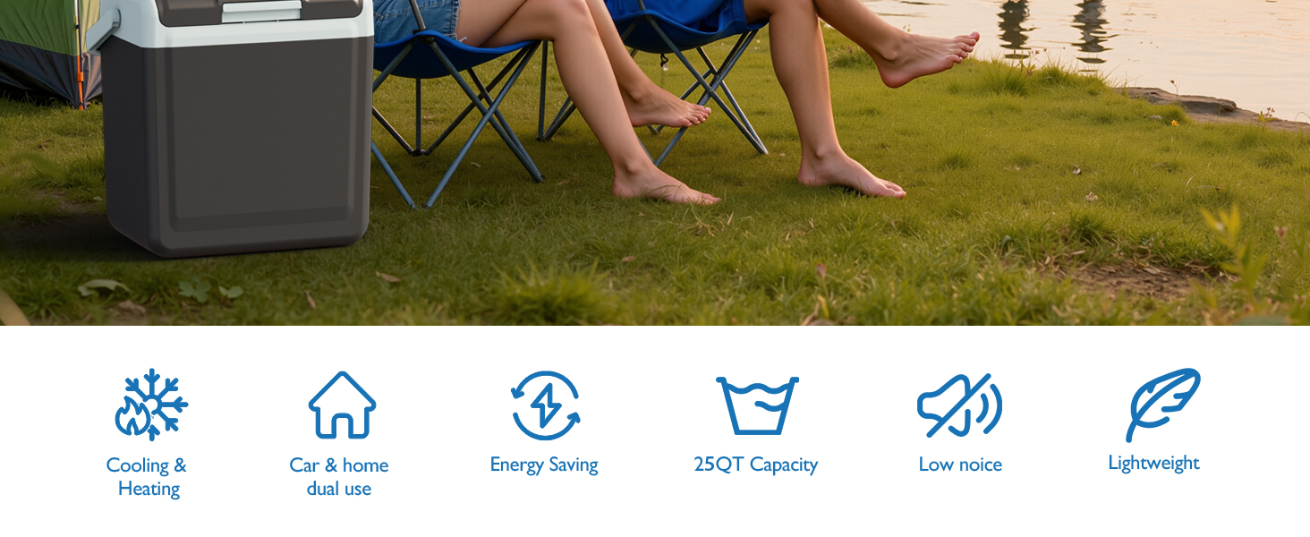 car fridge portable refrigerator cooler plug in cooler car cooler for vehicle travel cooler for car