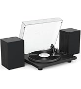 Udreamer Vinyl Record Player, Turntable with 40W Speakers, Bluetooth Input Output and USB Record,...