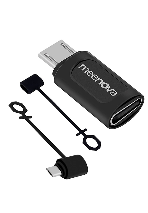 USB-C Female to MicroUSB Male Charging Adapter,