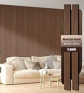 QUEENLINK Wood Panels for Wall, 2-Piece 94.49