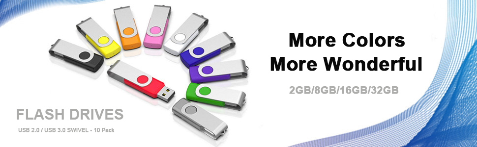 Flash Drive USB Flash Drive 2GB 8GB 16GB 32GB 32GB 32GB 3.0 10 Pack