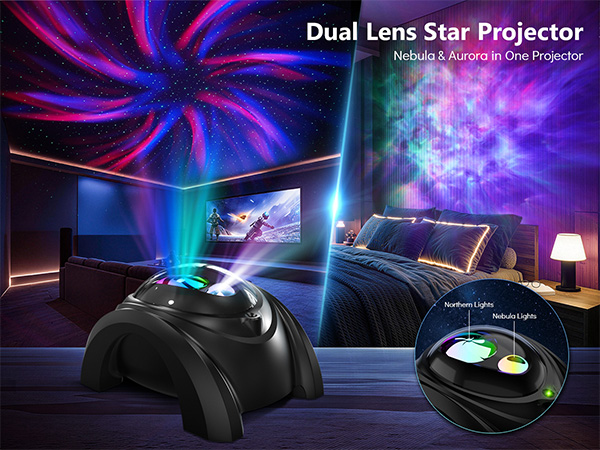Dual Lens Star Projector