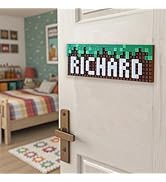 Gaming Room Decor, Name Sign, DIY My Wall Art Sign, Bedroom World Decorations Door Signs Craft, 1...
