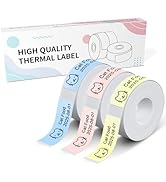 Nadaiin N12 Label Tape for Label Maker, Sticker Thermal Paper Self-Adhesive Label Paper, Thermal ...
