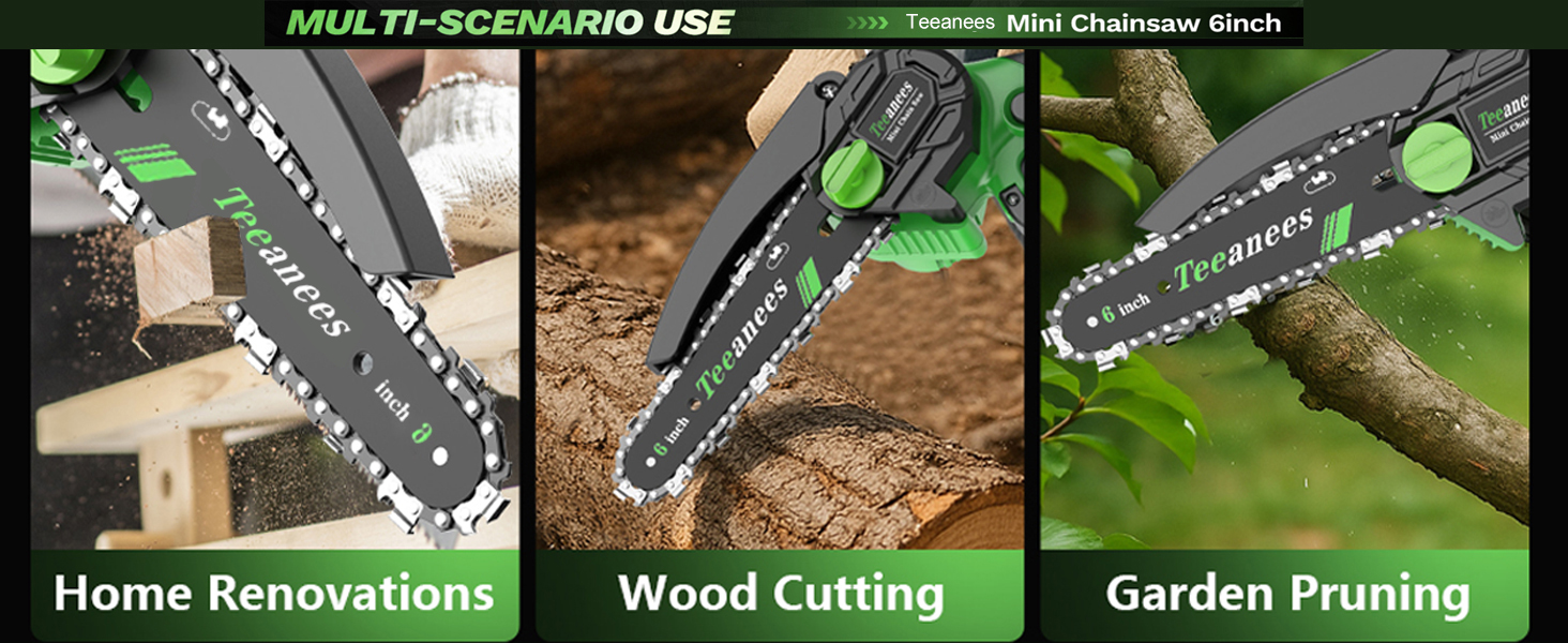 6-inch mini electric chainsaw