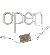 LED Neon Open Sign Neon Signs High Brightness Waterproof Mini Neon Open Sign for Outdoor Business...