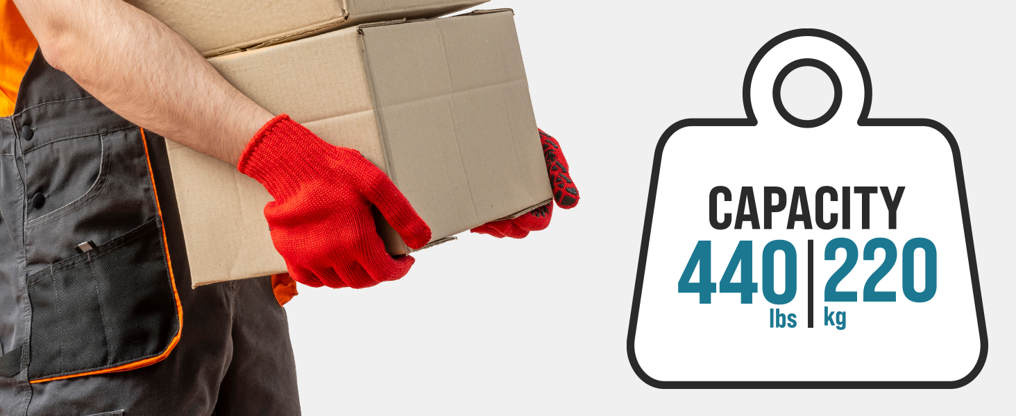440 LB capacity