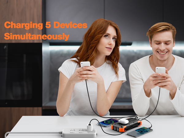 charge 5 devices at once