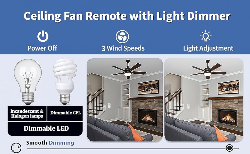 harbor breeze tr258b kujce10716 ceiling fan remote control