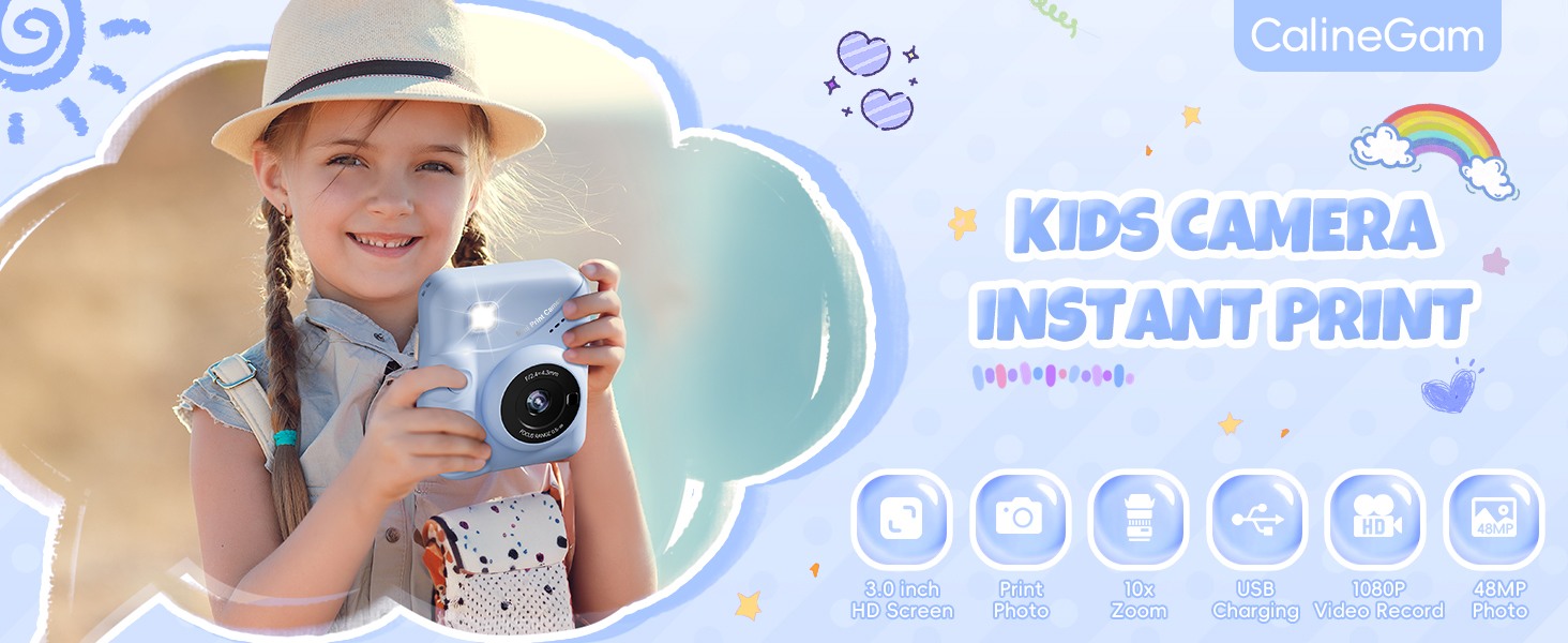 Kids Camera Instant Print