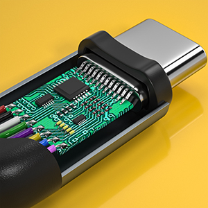 usb c to usb c 3.1 gen 2 100w right angle cable 3ft 6ft 10ft type c 90 degree watts e marker chip