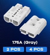 furwishlisting Anderson Connector 175A 600V Battery Quick Connect/Disconnect for 1/0-4 AWG Cables...