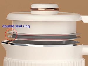 double seal ring for safe and less noice 