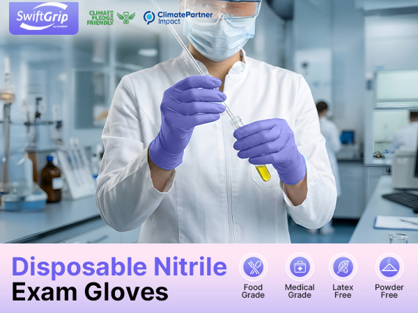 Disposable Nitrile Exam Gloves