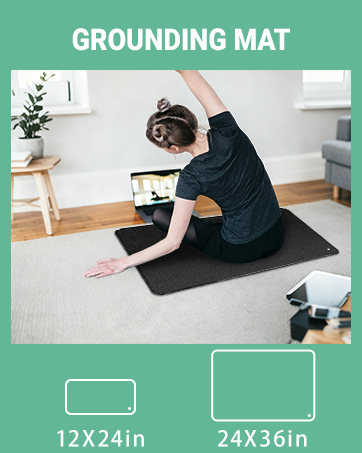 Grounding mat for feet