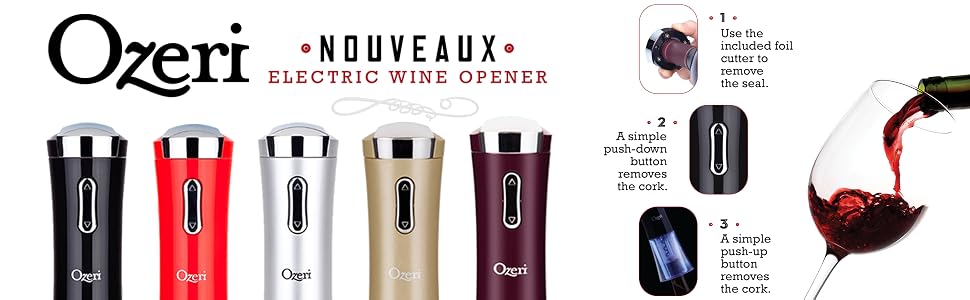 synthetic cork remove; plastic cork remove; electric cork removal; battery wine opener