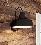 Design House 579375 Mason Industrial Farmhouse, Modern 1-Light Indoor/Outdoor Wall Mount 10-inch ...