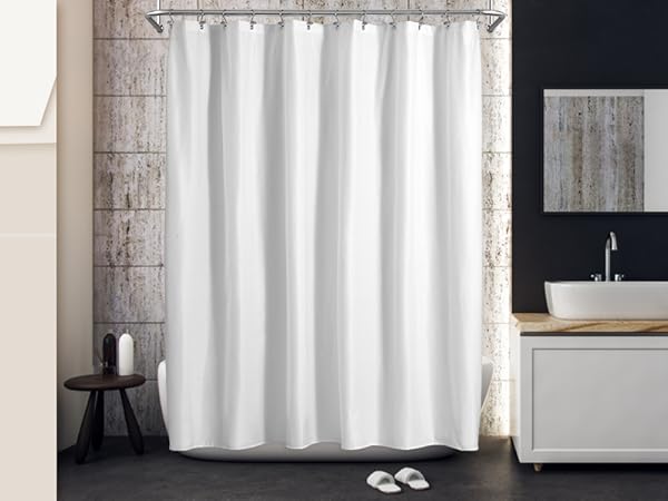fabric shower curtain