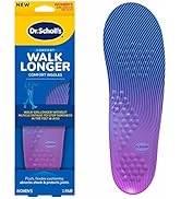 Dr. Scholl's Walk Longer Insoles, Comfortable Plush Foam Cushioning Inserts for Walking, Hiking, ...