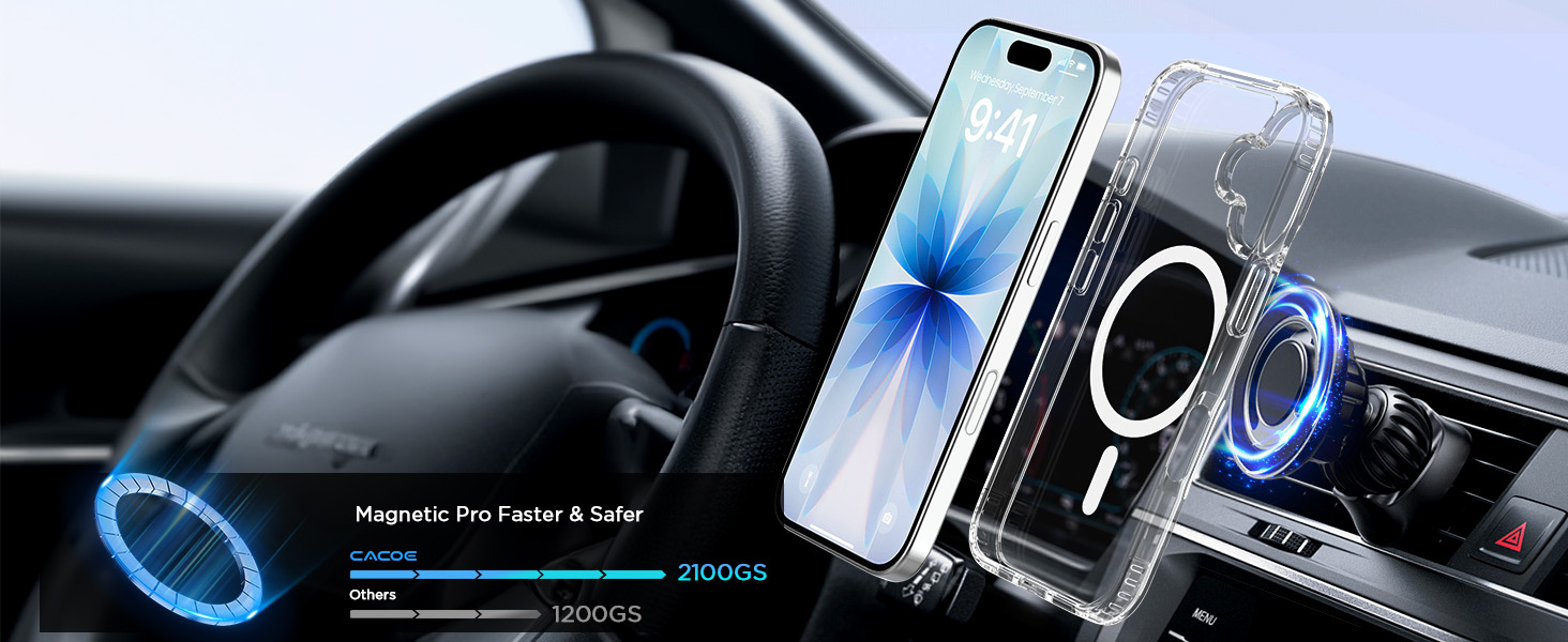 CACOE Magnetic Case for iPhone 17 6.3 inch