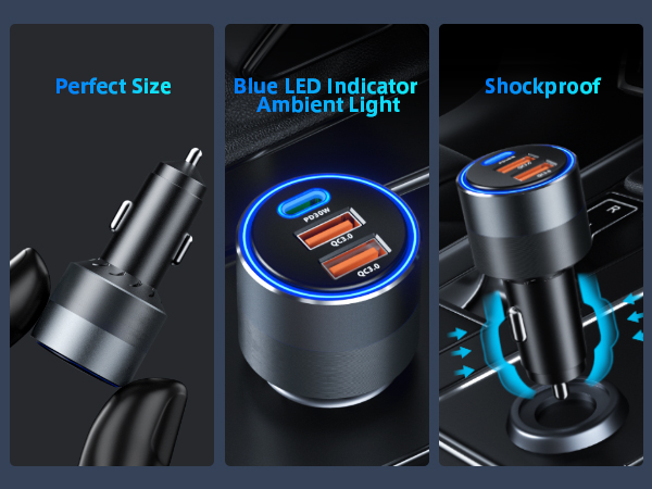 car charger cigarette lighter adapter