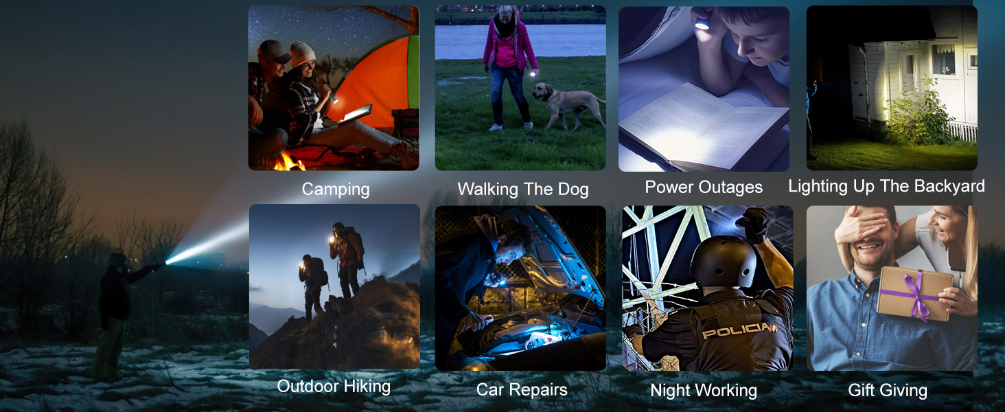 flashlight camping