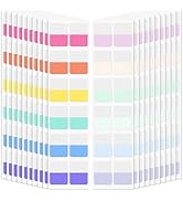 240PCS Sticky Index Tabs, Colored Strip Page Markers, Writable and Repositionable File Tabs Flags...