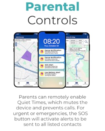 Seculife SOS GPS Tracker Parental Control Kids Tracker Child Monitoring safety