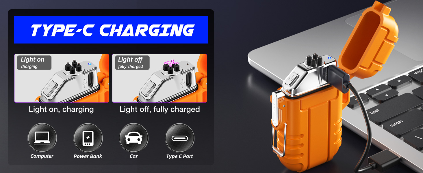 electric lighter usb c