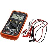 AMTAST Digital Multimeter AC/DC Amp Ohm Voltage Resistance Continuity Capacitance Diode HFE Temp ...