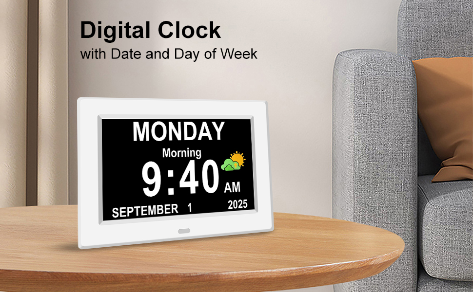 large display digital clock
