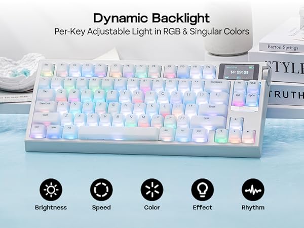 G84 PRO Mechanical Keyboard with Silicone Keycaps