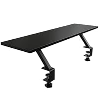 Arozzi Desk Riser Small Monitor Stand White | Dual Screens, Extra Storage Shelf, Heavy-Duty Steel Fr...
