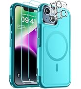 SUPFINE Magnetic for iPhone 14 Case(Compatible with MagSafe)(12FT Military Grade Drop Protection)...