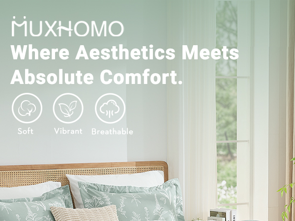 botanical duvet cover set