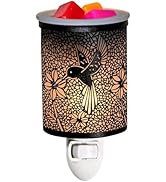 ASAWASA Metal Plug-in Wax Warmer with 1 pics Silicone Liner, Electric Wax Burner Melter Fragrance...