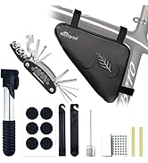 NDakter Bike Bicycle Frame Storage Bag, 2L Waterproof Bicycles Triangle Pouch, Cycling Pack for P...