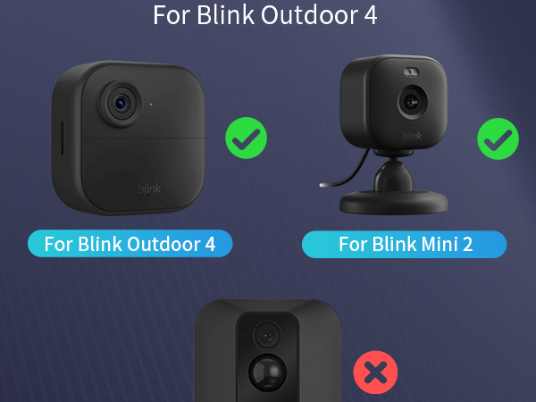 Adhesive Blink Outdoor Camera Mount, Compatible with Blink Outdoor 4/ Blink Mini 2 Blink Mini Camera