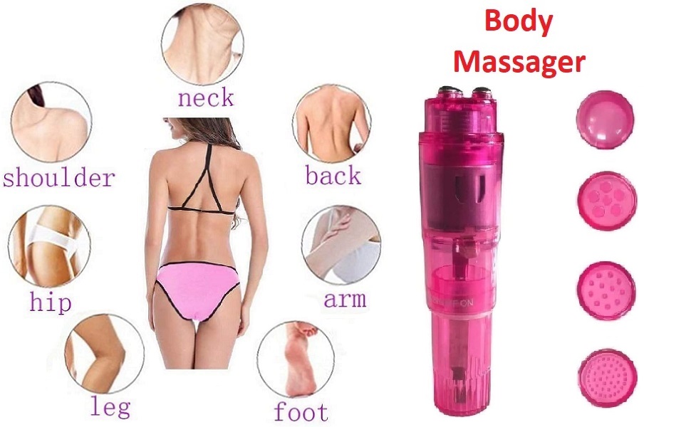 Small Mini Vibrating Massager Portable Tool for Women Pocket Toy for Neck Head Back and Shoulder