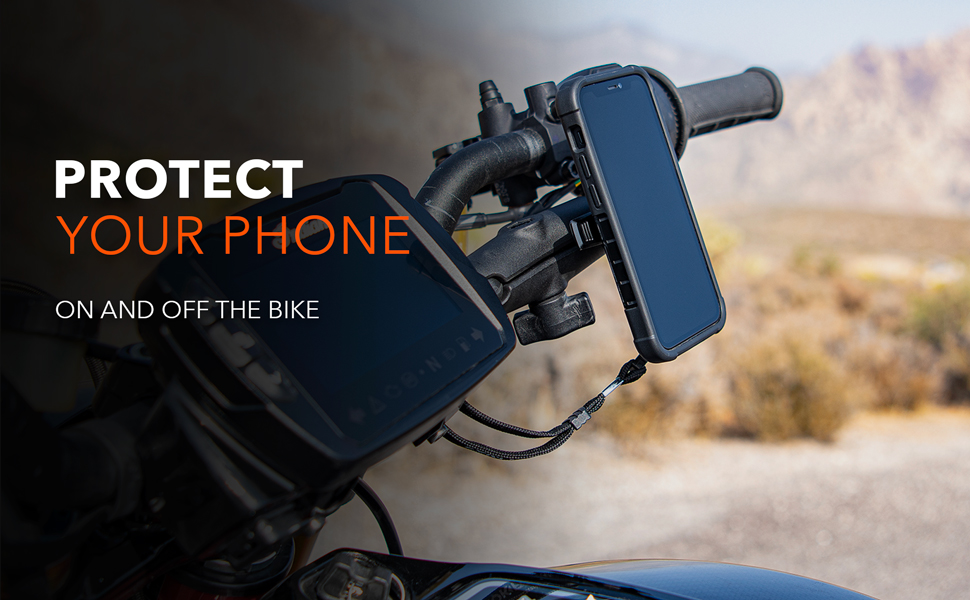 secure; durable; strong; aluminum; phone; mount; one inch; motorcycle; hands free; rok form mount