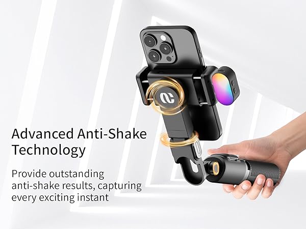 gimbal stabilizer for iphone gimbal tripod for cell phone selfie stick tripod
