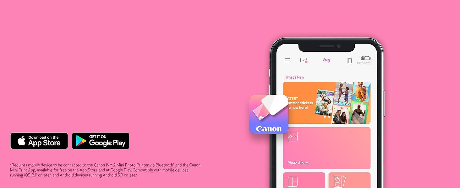 Canon IVY 2 Mini Photo Printer