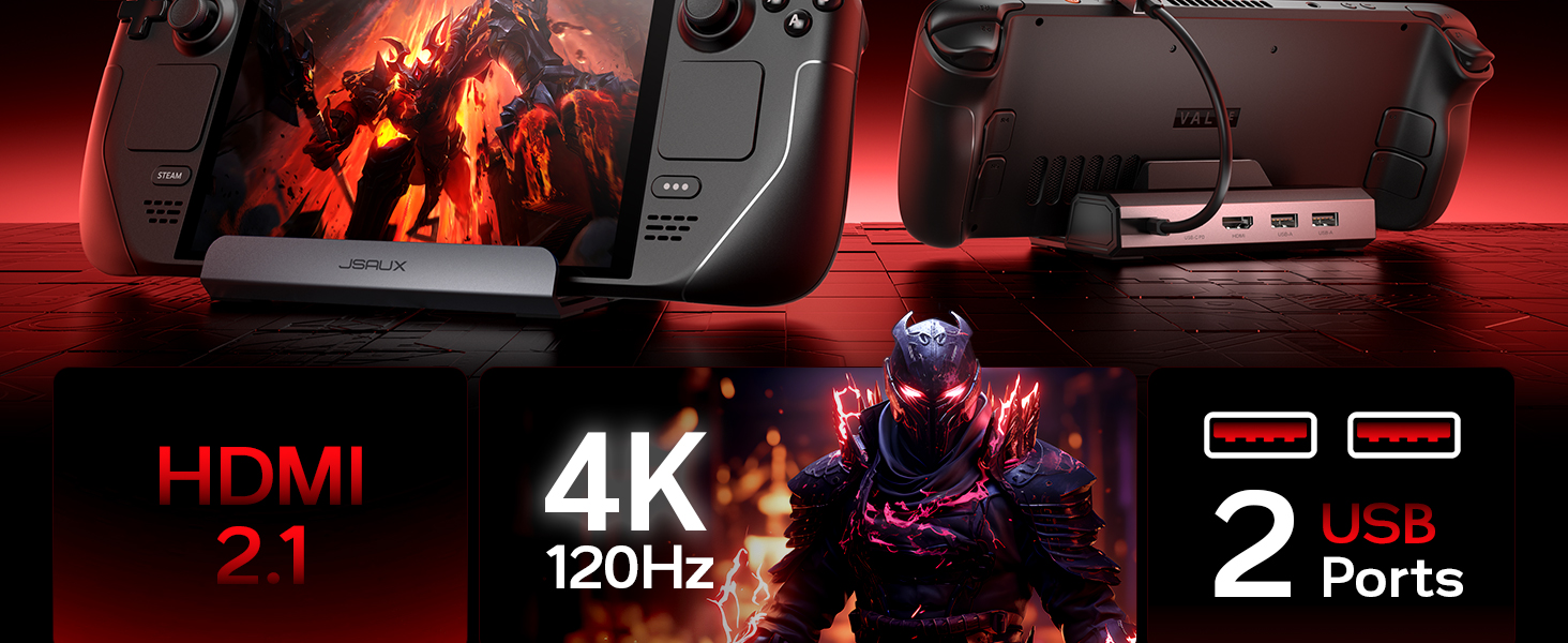STEAM DECK OLED DOCK ROG ALLY X DOCK LEGION GO S DOCK MSI CLAW DOCKING STATION