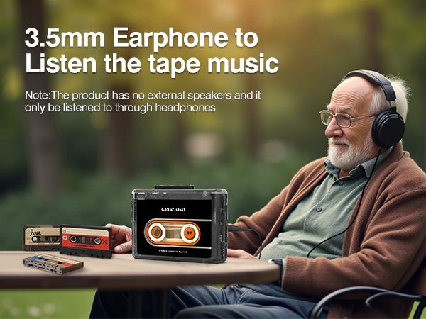 earphone cassette player