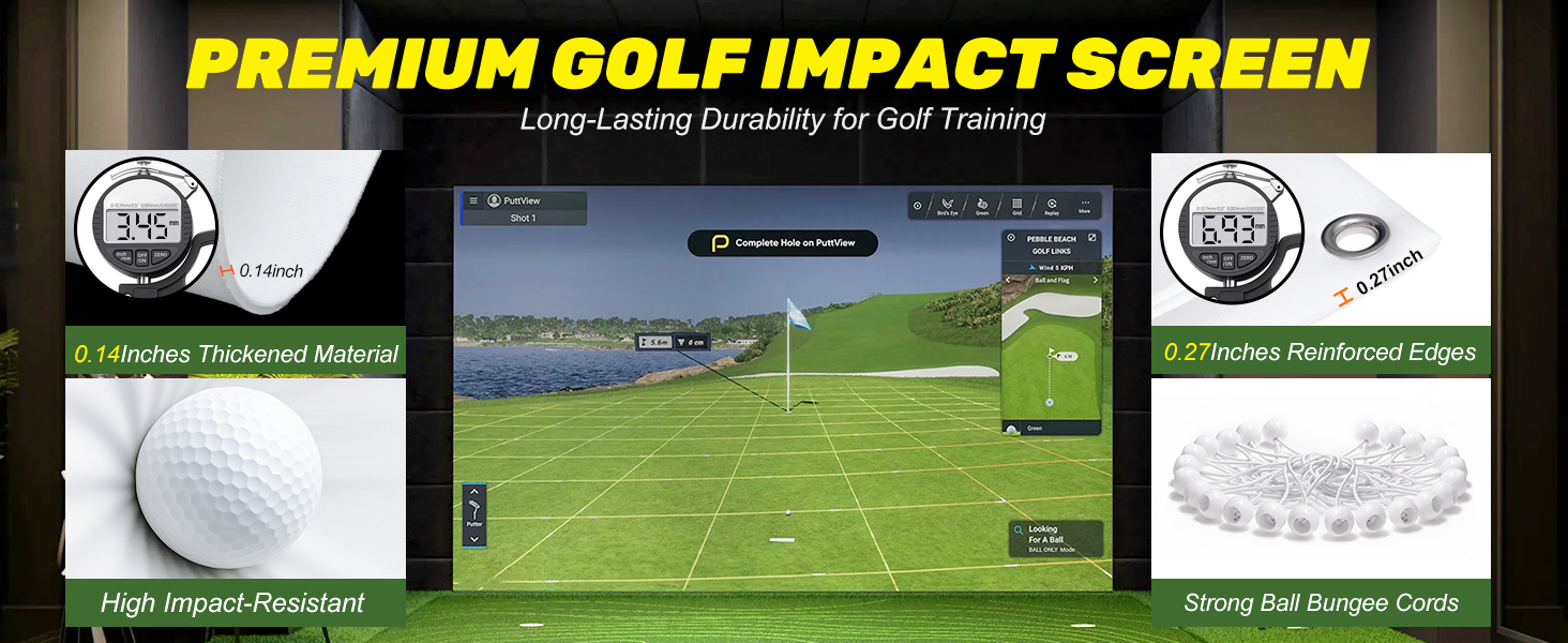 Premium Golf Impact Screen