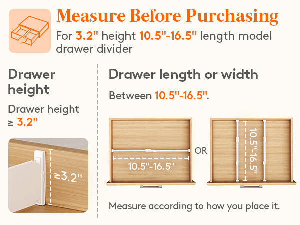 adjustable drawer dividers